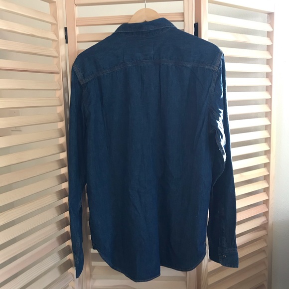 Denim Chambray Button-Up - Picture 5 of 5